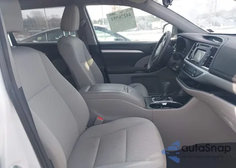 2018 Toyota Highlander Le from USA, damaged, VIN 5TDZARFH8JS036927